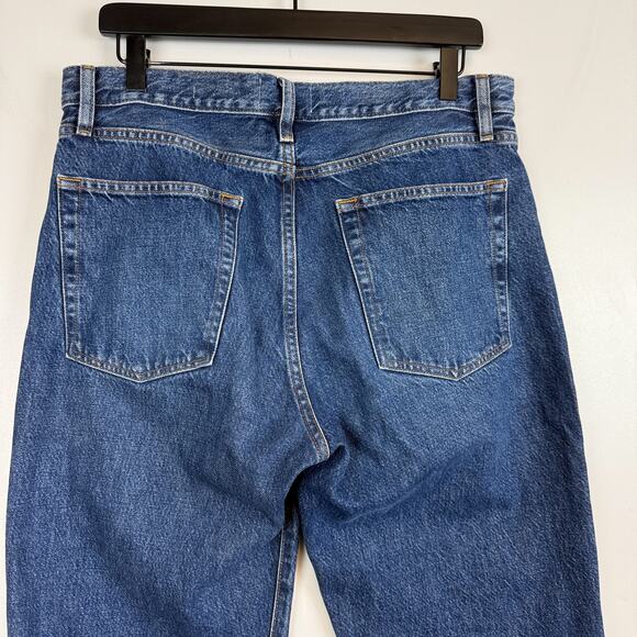 FRAME Denim The Hang High Rise Straight Leg Jeans 27” Blue - 29 - Picture 4 of 8